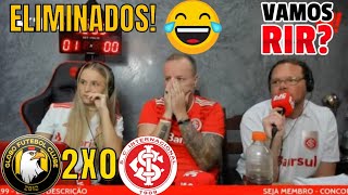 VAMOS RIR? REAÇÃO DO FABIANO BALDASSO EM GLOBO 2X0 INTERNACIONAL | INTER ELIMINADO!