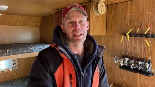 Guided ice house rentals