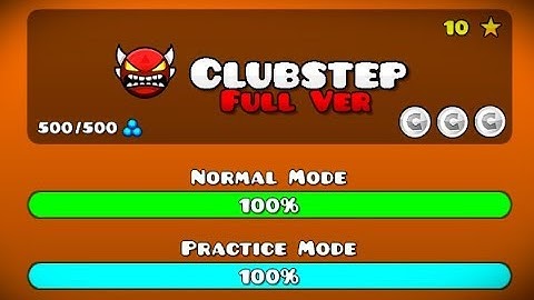 CLUBSTEP FULL VERSION GEOMETRY DASH 2.11