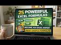 25 Powerful Formulas Will Definitely Make You Excel Expert | Most Useful Excel Formulas