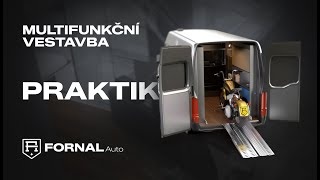 Multifunkční vestavba PRAKTIK pro Renault Master | FORNAL Auto
