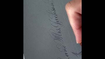 Copperplate Calligraphy Numbers