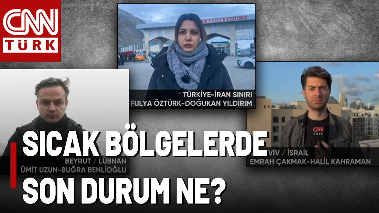 CNN TÜRK Ekipleri Sıcak Noktalarda! ABD/İsrail- İran Savaşının 5. Gününde Ne Oluyor?