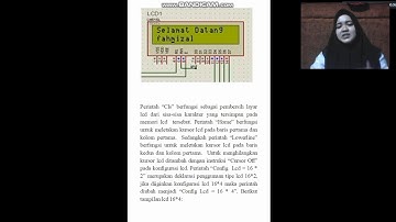 Tugas Quiz Mikroprosesor Dengan Materi Mikro AVR dengan Rangkaian LCD menggunakan Bahasa Baskom AVR