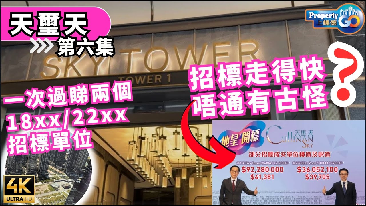 天璽天 2期 EP6 招標單位走得快 唔通有古怪🤔｜🔥CULLINAN SKY 商場最新租客曝光｜港鐵啟德站上該物業｜新鴻基｜上樓德 (cc繁體/簡體字幕)【新盤須知】