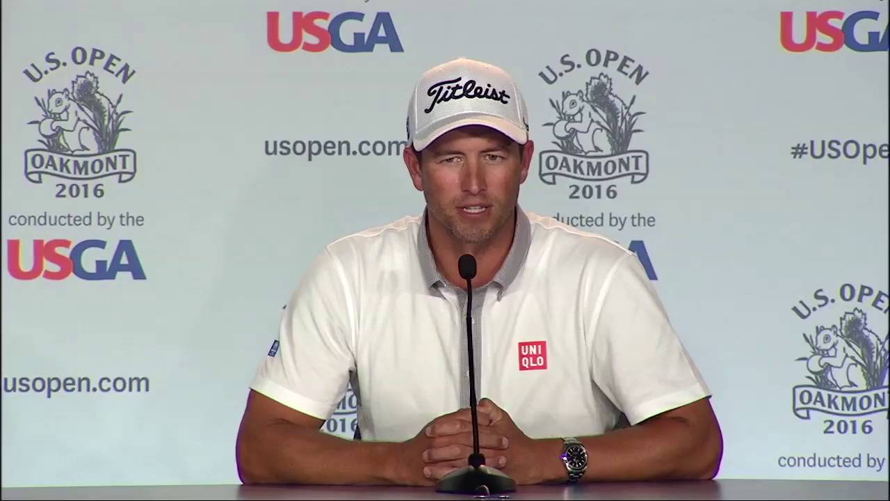 U.S. Open interview, Adam Scott YouTube