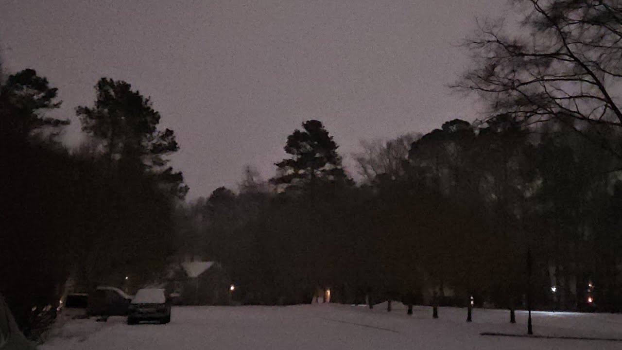 January 25th 2026 The Sleet storm in Midlothian Va 