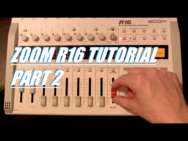 Zoom R16: Mixing and Mastering and transfer from SD Card - YouTube