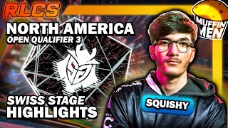 The Closest Swiss Stage Yet + Squishy's Last RLCS Split!! North America Highlights Pro Rocket League