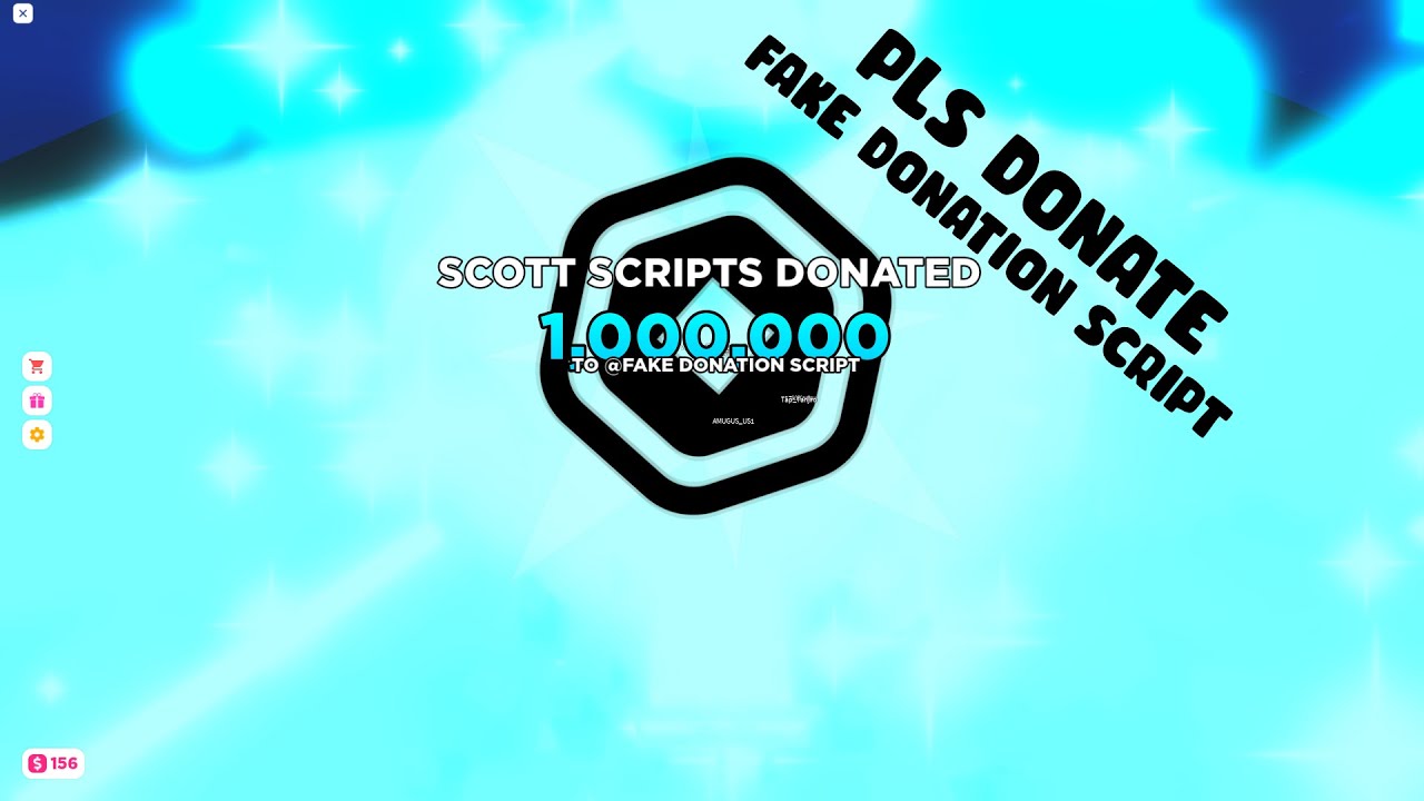PLS DONATE Script - Fake Robux, Donations & More