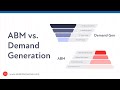 ABM vs. Demand Generation | How to Choose the Right Strategy