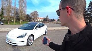 DRIVING THE TESLA MODEL 3 WITH MY iPHONE !? GADGETS AND TECHNOLOGIES
