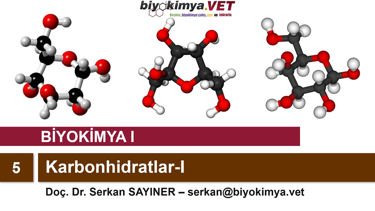 BİYOKİMYA-I | Konu 5: Karbonhidratlar-I