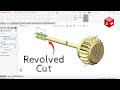 Solidworks Revolved Cut Tutorial for Beginners
