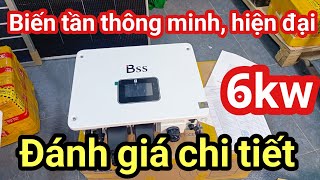 Shop Solar - Biến tần Hybrid 6kw KHÔNG QUẠT GIÓ, phân tích, đánh giá chi tiết, có nên mua không?