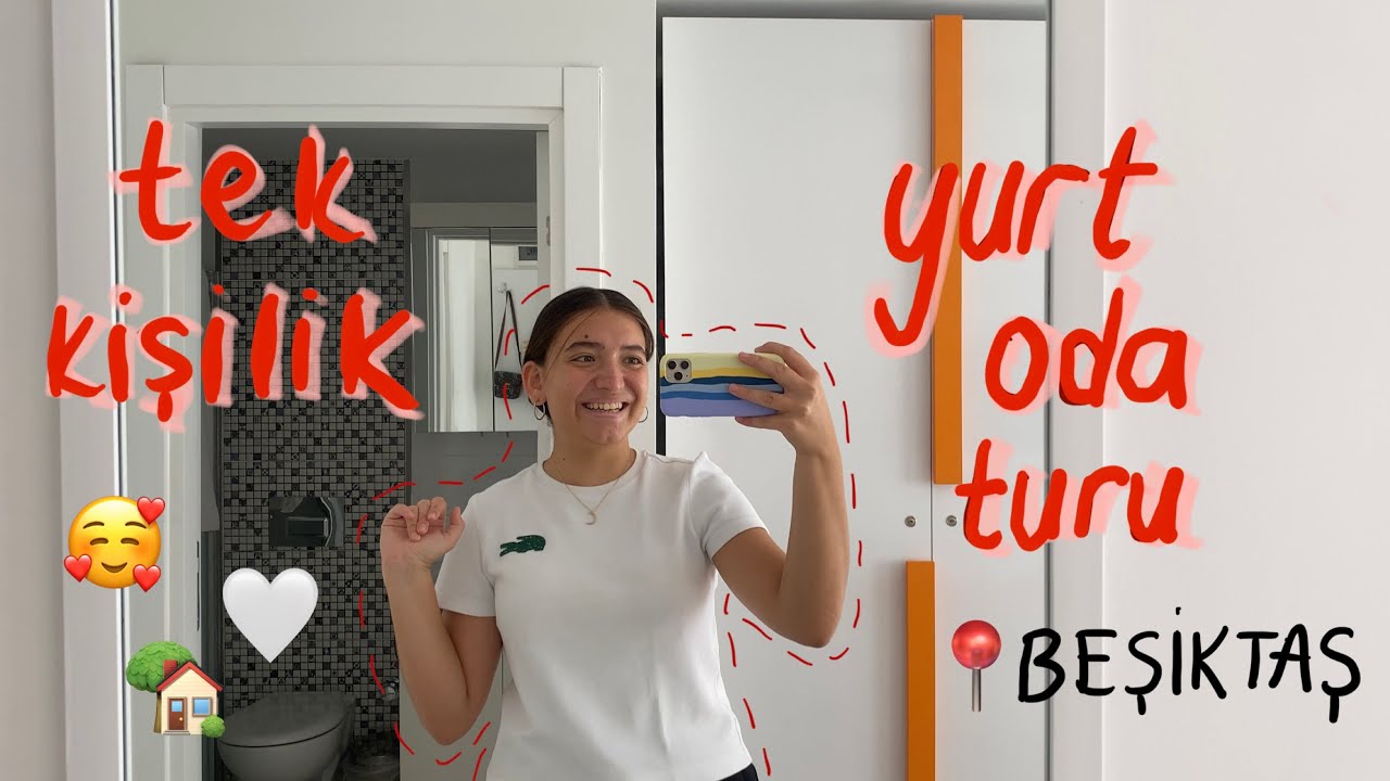 Yurt Oda Turu || Beşiktaşta tek kişilik🥰