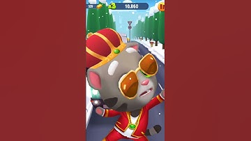 Best Funny Fails Talking Tom Gold Run King Tom Android iOS Gameplay #talkingtom #shortfeed #shorts