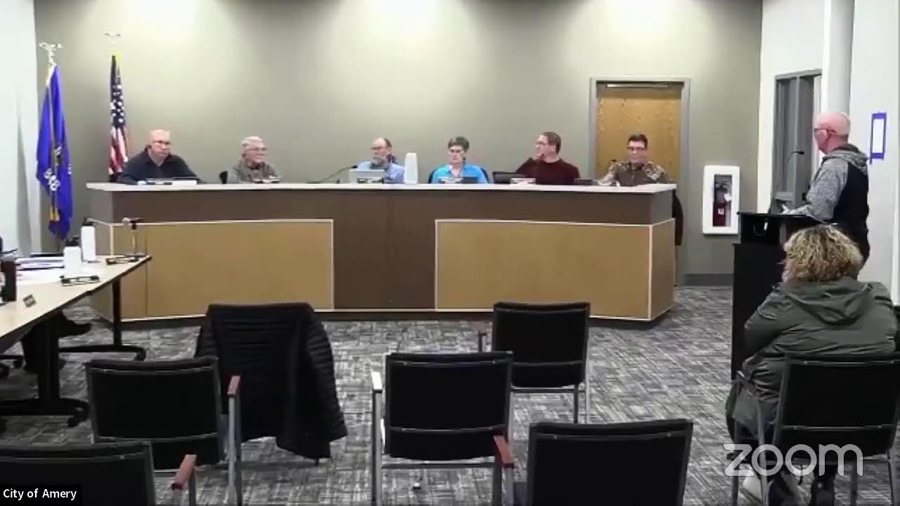 February 2nd Amery City Council Meeting YouTube