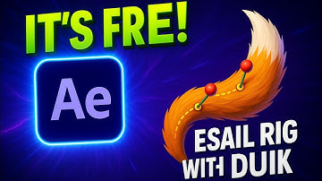 After Effects Tutorial Easy DUIK Angle Tail Rig No More Frustration! Free tool
