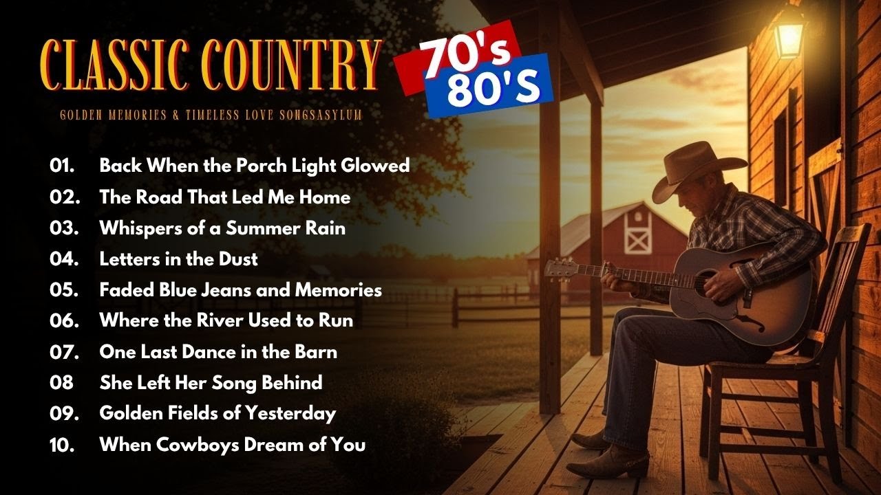 🌾 Classic Country 70s–90s 🤠 Golden Memories & Timeless Love Songs Collection 🎶