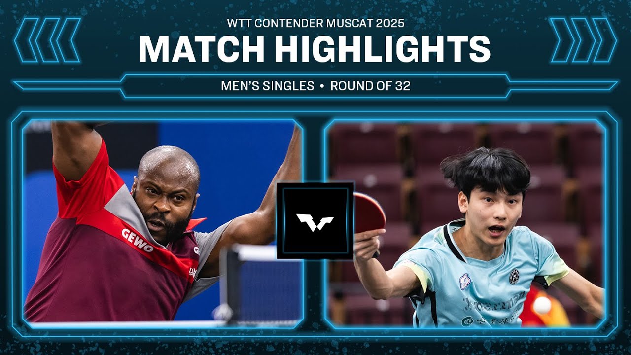Quadri Aruna vs Huang Yan-Cheng | MS R32 | WTT Contender Muscat