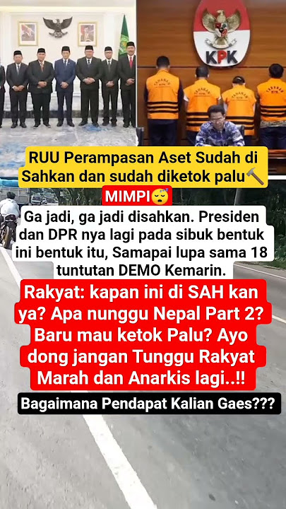 RUU Petampasan Aset.