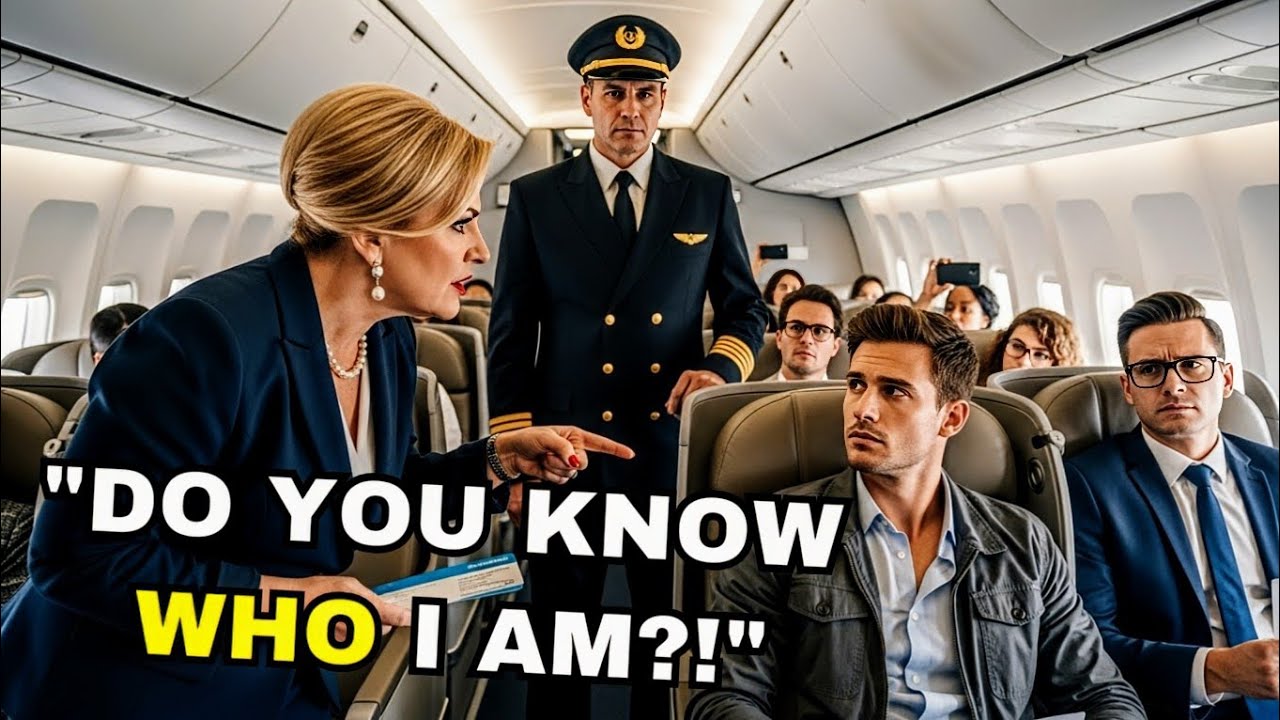 HOA Karen Demanded My First-Class Seat – The Gate Agent Announced, ‘Escort the Pilot!