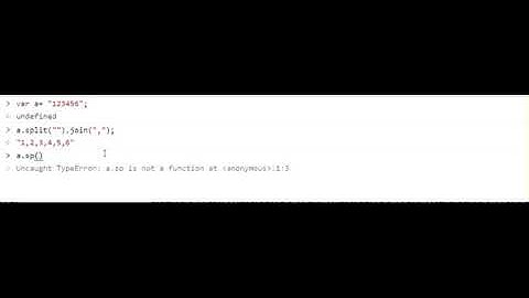 String to Comma Separate