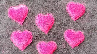 Heart shape cut work  hand embroidery@DollyFatima 