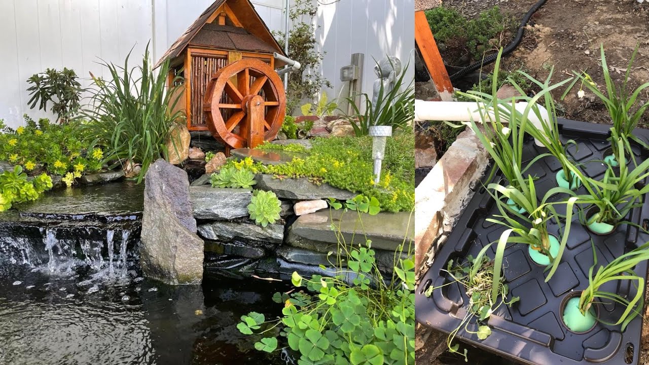 Fabrication d un Moulin et bac hydroponique sur un bassin préformé avec — free download