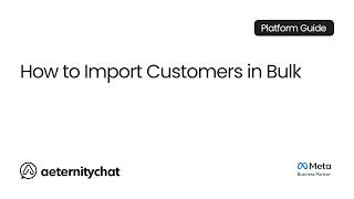 How to Import Customers in Bulk