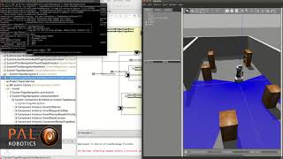 RobMoSys tooling in TIAGo robot