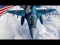 Japanese F-2 & US F/A-18 Fighter Jets Joint Maritime Strike Mission Training