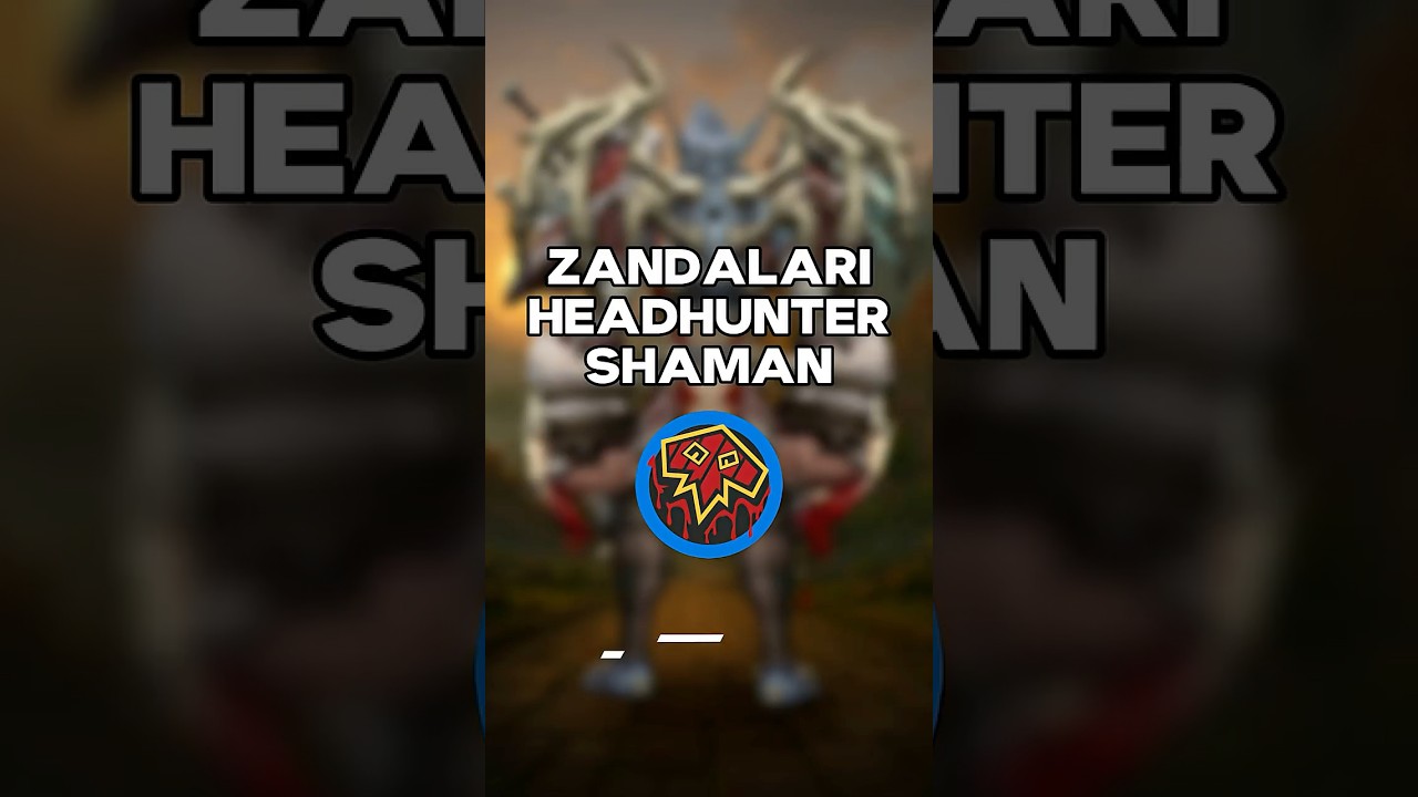 Zandalari Headhunter Shaman 🗿🌴