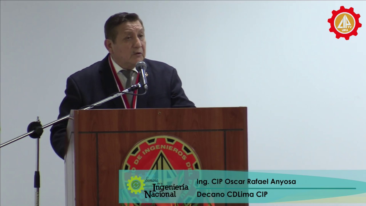 Sesión Solemne por el 32º Aniversario del Consejo Departamental de Lima - CIP.