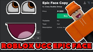 RBXNews on X: You are now able to recreate the Epic Face for 200 Robux.  #Roblox  / X