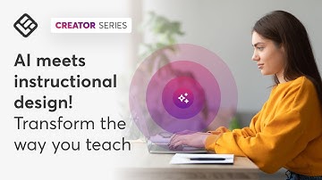 AI-Powered Instructional Design for Creator Educators