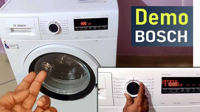 Bosch Serie | 6 Washing Machine Review and Demo - YouTube