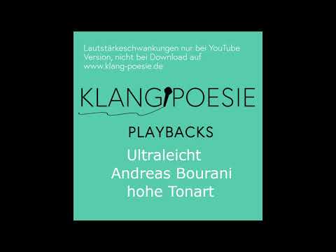 Ultraleicht high Andreas Bourani Karaoke Instrumental Playback