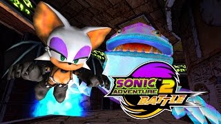 Sonic Adventure 2 Battle - King Boom Boo - Rouge No Hud Real Full Hd, Widescreen 60 Fps