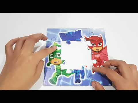 For Masks* Puzzle Game *heroes en pijamas*rompecabezas para niños - YouTube