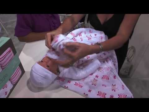 aden + anais "How to Swaddle" on Lizzie B TV