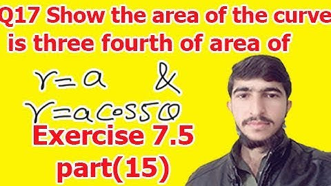find the area bounded by loop of curve (bsc math calculus chapter 7 exercise 7.5 part(15))