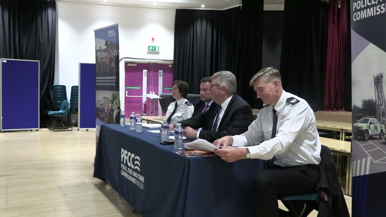 Essex police, Fire and Crime Commissioner Harlow Public Meeting 6.5.25