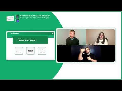 Webinar #2 - Exploring Financial Education Strategies