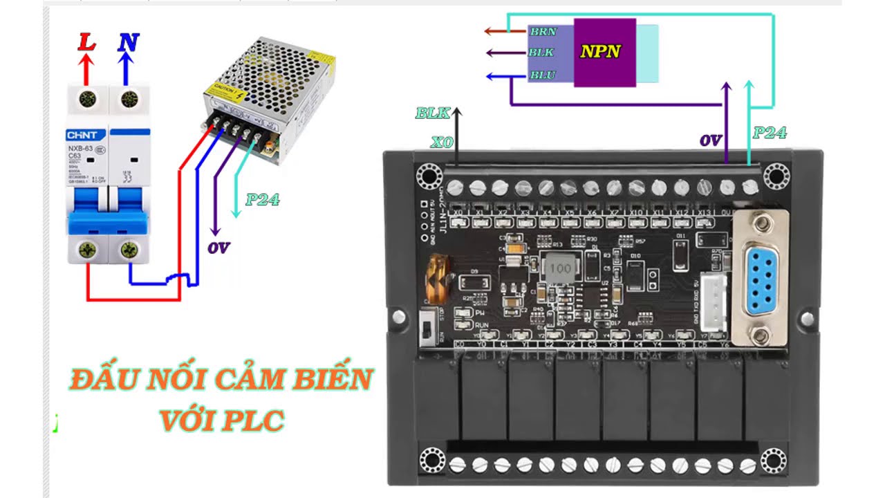 Đấu nối cảm biến với PLC - How to Wire Sensors to PLC - YouTube