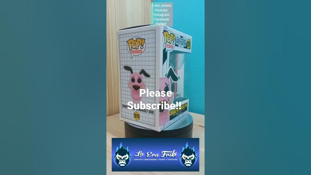 mini review , funko pop "Agallas el perro cobarde" (courage the