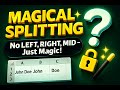 Magical Splitting in Excel | Hidden Excel Function | Secret Excel Trick in Hindi
