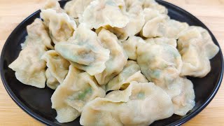 夏天我家常吃这素馅饺子，2块钱做一大锅，补钙补铁，比肉馅的香【刘二姐美食】
