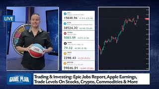 Trading & Investing: Epic Jobs Report, Apple Earnings, Trade Levels On Stocks, Crypto, Commodities